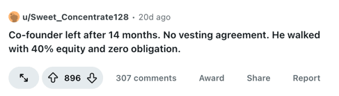 Example recent work 8 showing an upvoted Reddit post