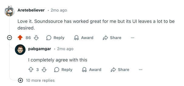 reddit upvotes for comments